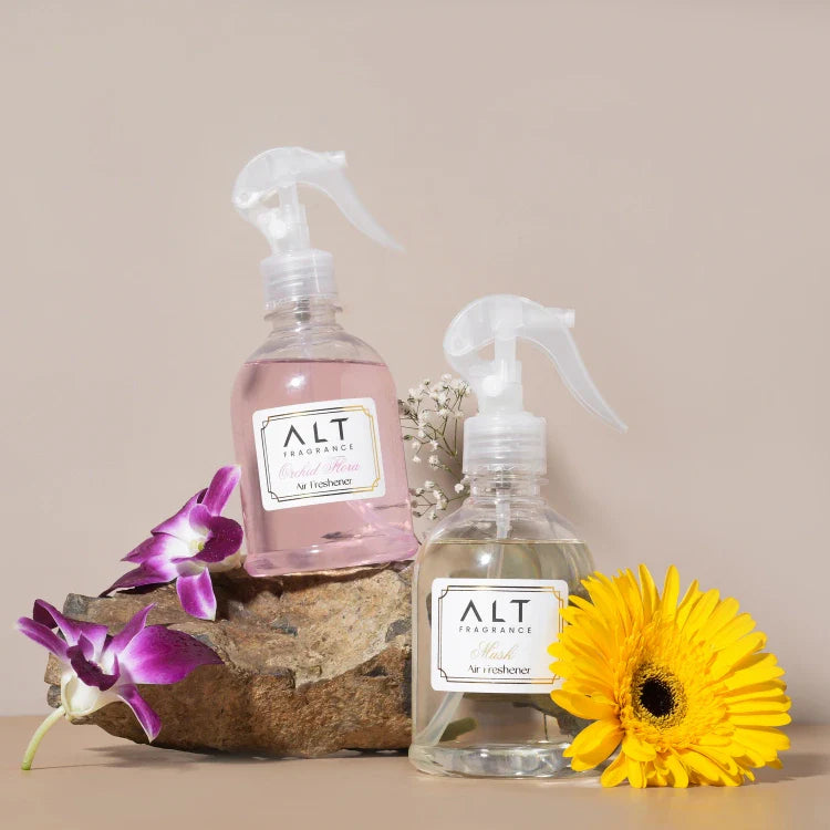 (Pack of 2) Musk & Orchid Flora - Air fresheners (300 ML x 2)