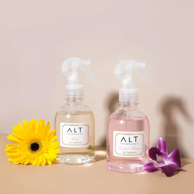 (Pack of 2) Musk & Orchid Flora - Air fresheners (300 ML x 2)