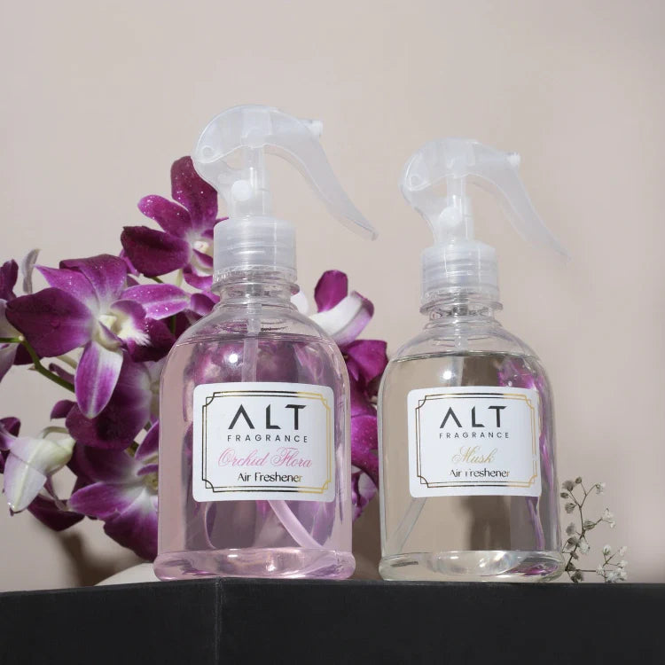 (Pack of 2) Musk & Orchid Flora - Air fresheners (300 ML x 2)