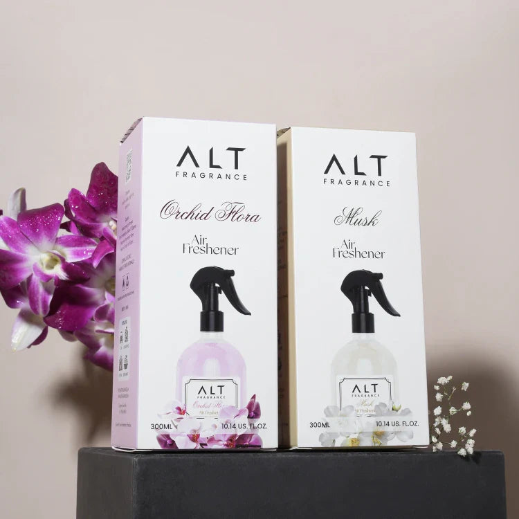 (Pack of 2) Musk & Orchid Flora - Air fresheners (300 ML x 2)